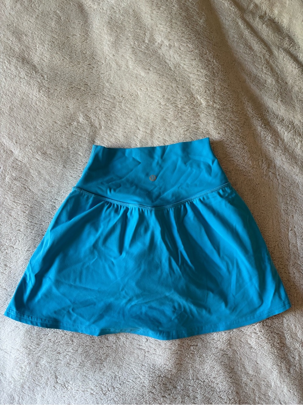 Lululemon Blue Tennis Skirt with High Waist